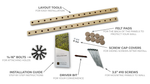 3X White Panel - Home Climbing Wall Starter Kit